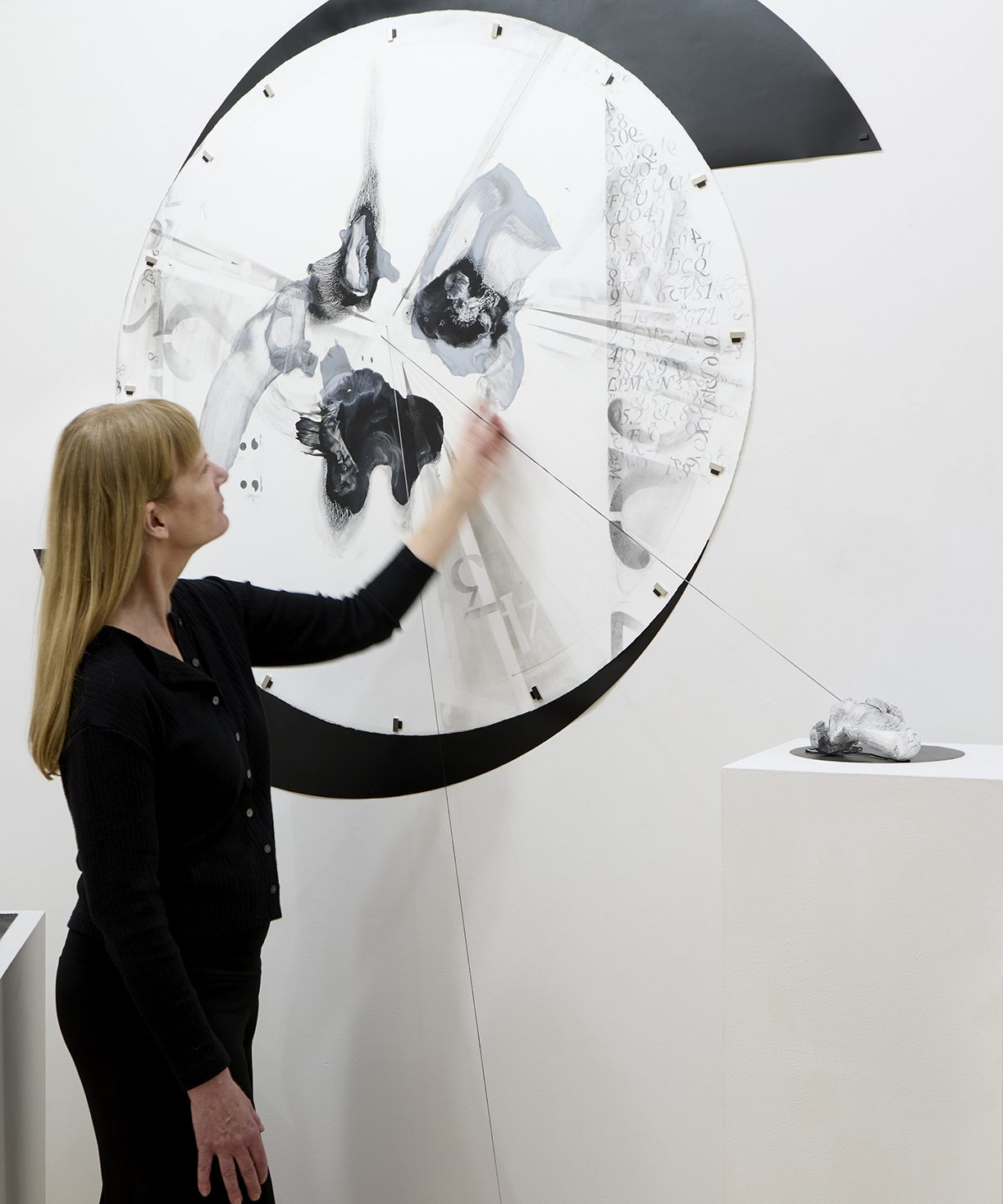 Patti Jordan in the studio
